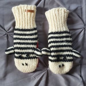 Adorable Zebra Mittens - So Warm & Fun!